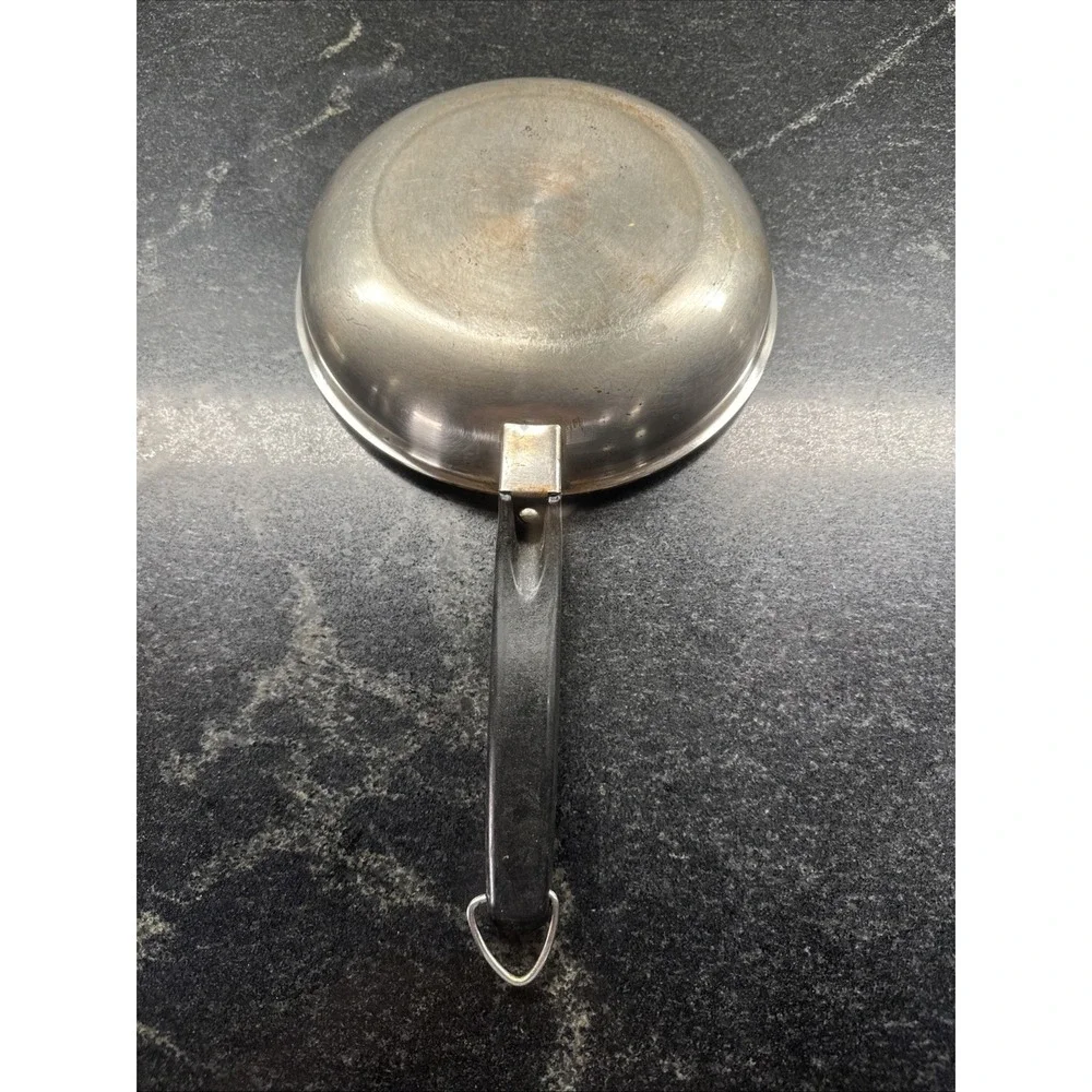Vintage Stainless Steel Frying Pan 9